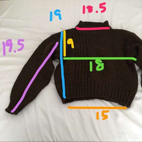 Brown Oversized Sweater - Picture 3 of 3